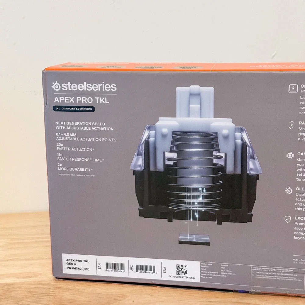 SteelSeries Apex Pro TKL Gen 3 | New - Sealed